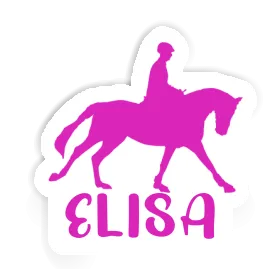 Sticker Elisa Horse Rider Image