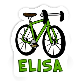 Racing Bicycle Sticker Elisa Image