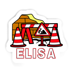 Baustelle Sticker Elisa Image