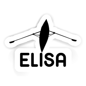 Elisa Sticker Rowboat Image