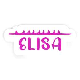 Elisa Sticker Rowboat Image