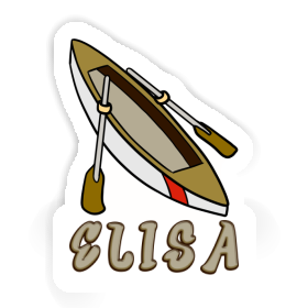 Elisa Sticker Rowboat Image