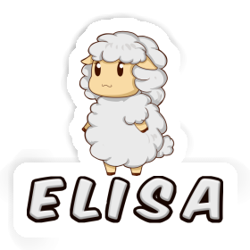 Elisa Autocollant Mouton Image