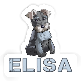 Autocollant Schnauzer Elisa Image