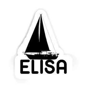 Sailboat Sticker Elisa Image