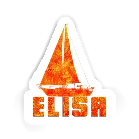 Sailboat Sticker Elisa Image