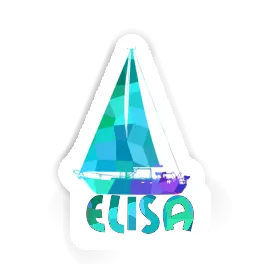 Sticker Sailboat Elisa Image