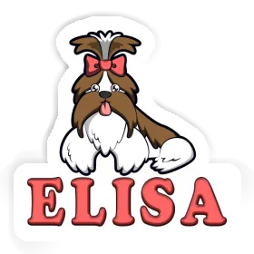 Sticker Elisa Shih Tzu Image