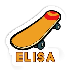 Sticker Elisa Skateboard Image