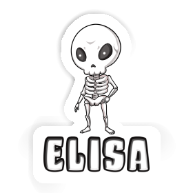 Elisa Autocollant Alien Image