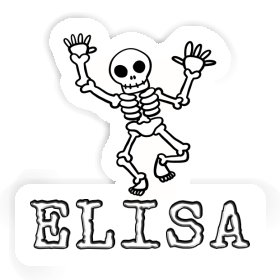 Sticker Elisa Skeleton Image