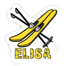 Sticker Ski Elisa Image