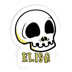 Elisa Sticker Skull Image