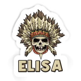 Sticker Kinder Totenkopf Elisa Image