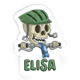 Elisa Sticker Mountainbiker Image