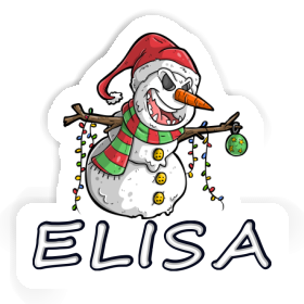 Elisa Sticker Schneemann Image