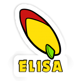 Elisa Sticker Surfboard Image