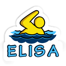 Schwimmer Sticker Elisa Image