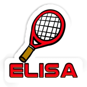 Elisa Aufkleber Tennisschläger Image