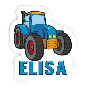 Elisa Autocollant Tracteur Image