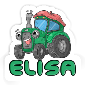 Tracteur Autocollant Elisa Image