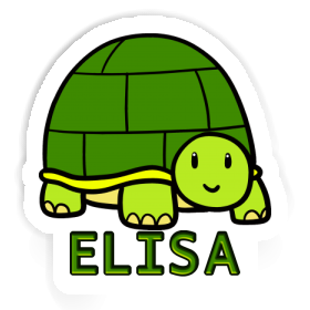 Elisa Autocollant Tortue Image