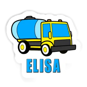 Elisa Autocollant Camion d'eau Image