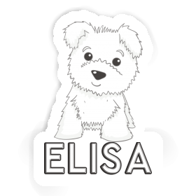 Elisa Sticker Westie Image