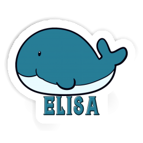 Sticker Whale Fish Elisa Image