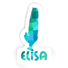 Windsurfer Sticker Elisa Image