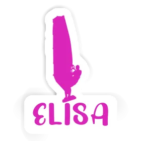 Windsurfer Sticker Elisa Image