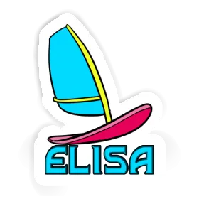 Sticker Elisa Windsurf Board Image