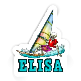 Surfer Sticker Elisa Image