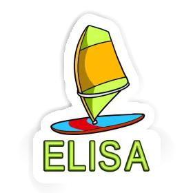 Elisa Sticker Windsurf Sail Image