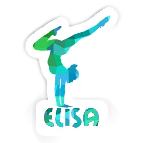 Sticker Yoga-Frau Elisa Image