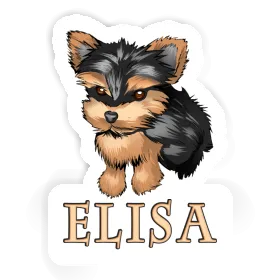 Sticker Yorkshire Terrier Elisa Image