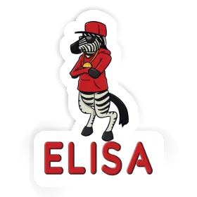 Elisa Sticker Zebra Image