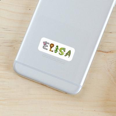 Elisa Sticker Animal Font Image