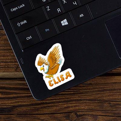 Elisa Sticker Adler Laptop Image