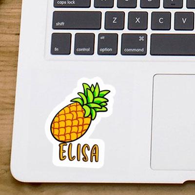 Sticker Pineapple Elisa Laptop Image