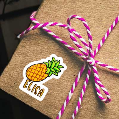 Sticker Pineapple Elisa Notebook Image