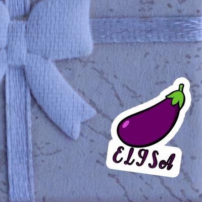 Elisa Sticker Eggplant Gift package Image