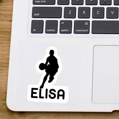 Sticker Elisa Basketballspieler Laptop Image