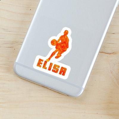 Sticker Basketball Player Elisa Image