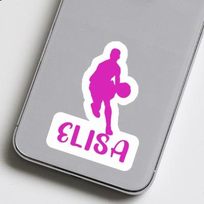 Elisa Sticker Basketballspieler Laptop Image