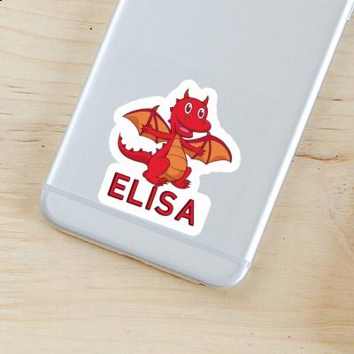 Sticker Elisa Baby Dragon Laptop Image