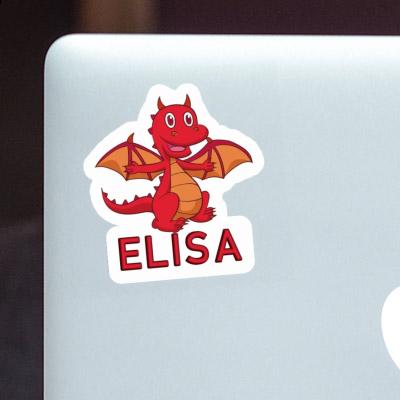 Sticker Elisa Baby Dragon Gift package Image