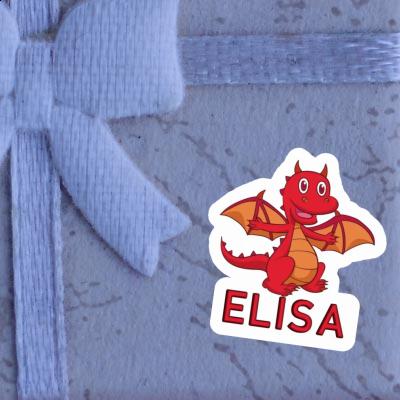 Sticker Elisa Baby Dragon Laptop Image