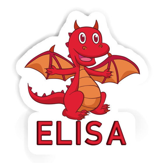 Sticker Elisa Baby Dragon Gift package Image