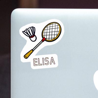 Sticker Badmintonschläger Elisa Image